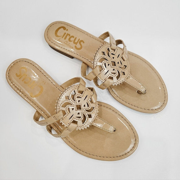 Sam Edelman Circus Canyon Thong Sandals. Almond. Size 8.5 - Great Condition. - Picture 4 of 7
